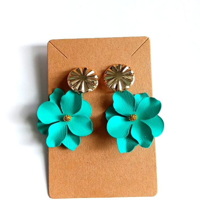 Fashion Jewelry Flower Dangle Earrings